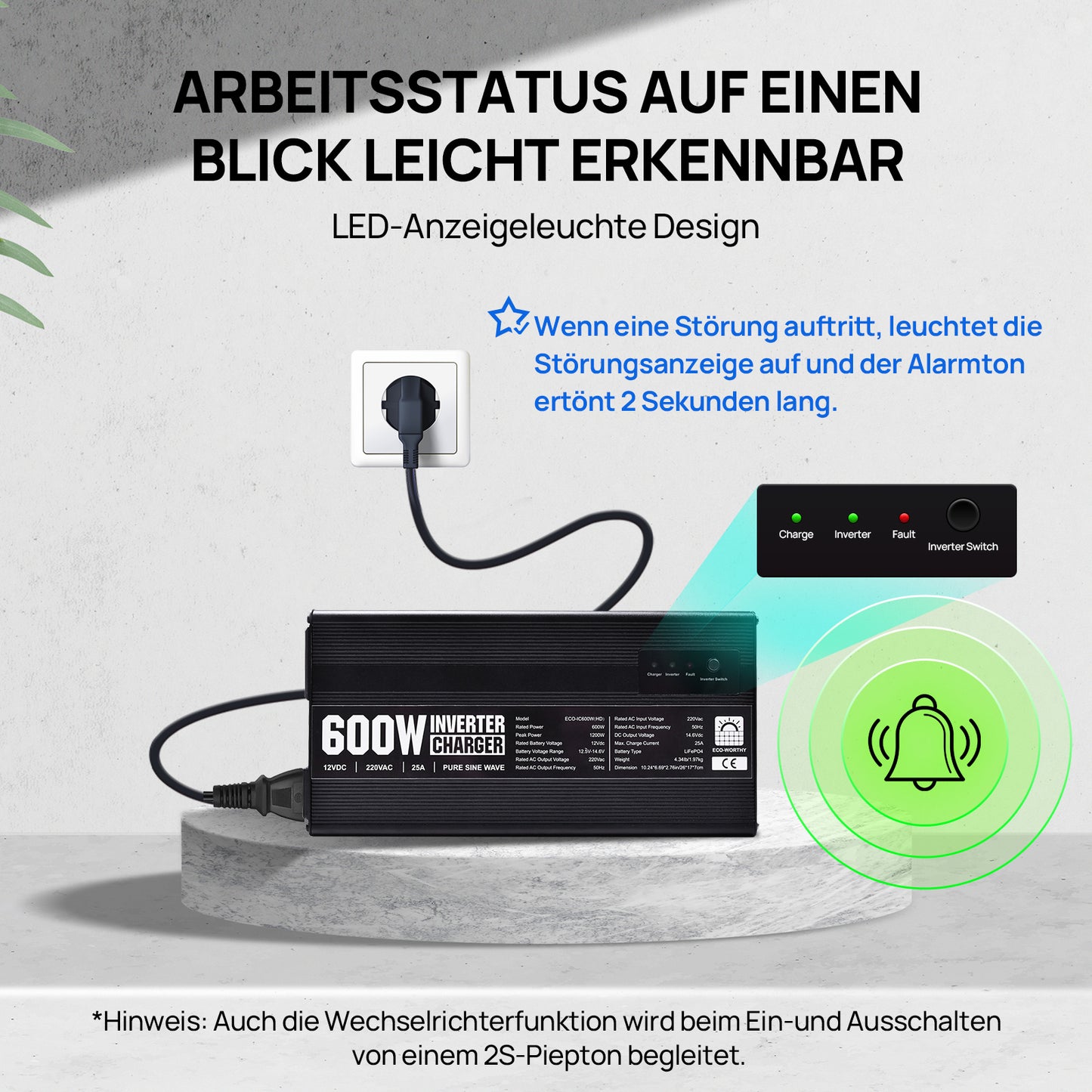 14,6V_ 25A_ LiFePO4_ Ladegerät_ mit_ 600W_ Wechselrichter_ 12V_ bis_ 230V_ für_ Batterie_7