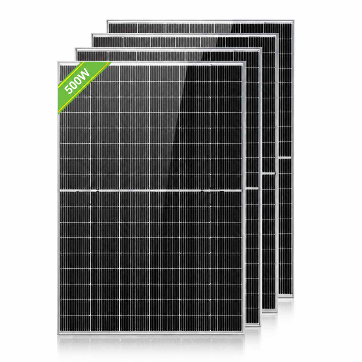 Eco-Worthy 500W monokristallines Solarmodul | geeignet für Balkon Photovoltaik