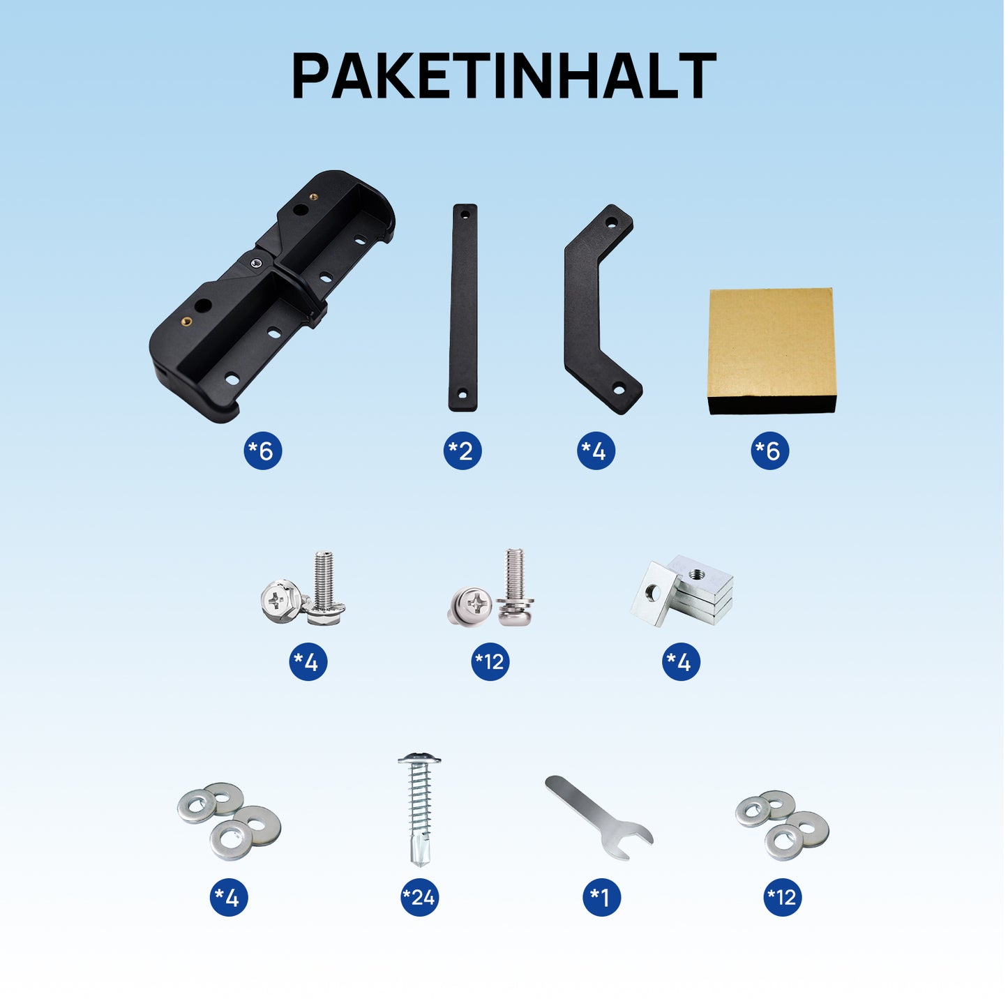 ECO-WORTHY Solarpanel Halterung mit Hängende Kühlkonstruktion I Geeignet für Camping Wohnmobil, Flachdach und Boot