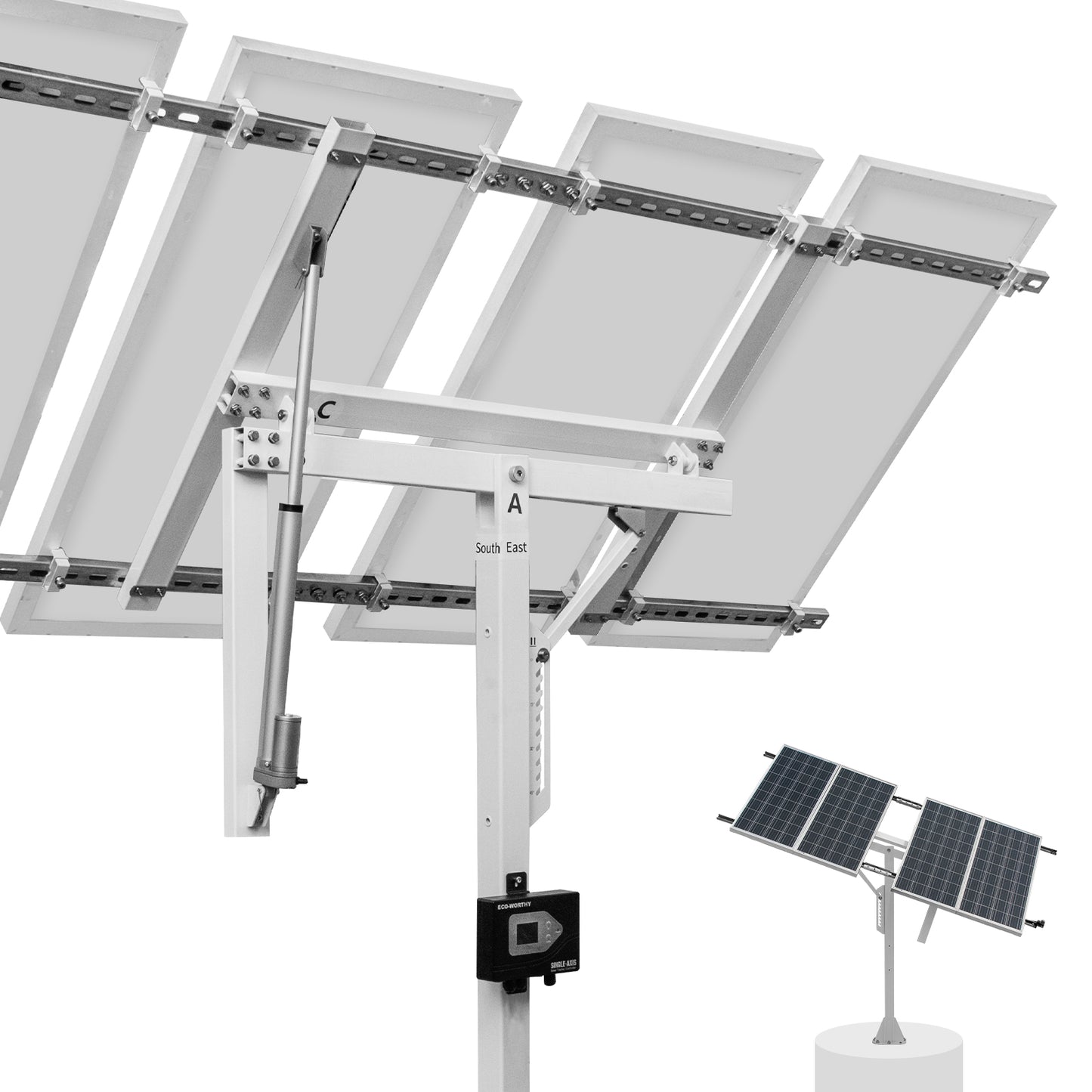 Einachsiges Solar-Nachführsystem