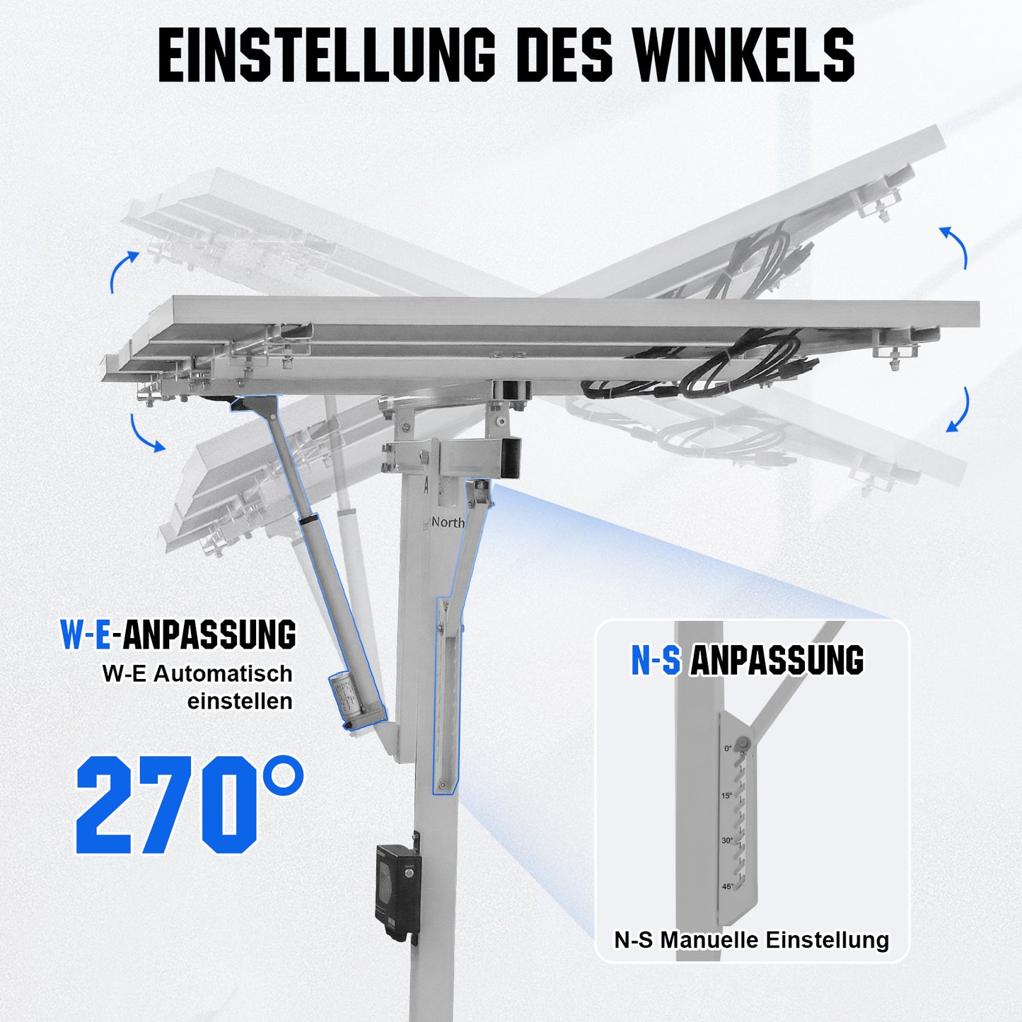 Einachsiges Solar-Nachführsystem