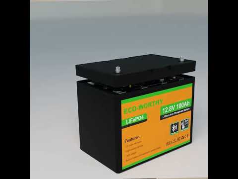 12V 100Ah LiFePO4 Lithium batterie mit Bluetooth und Untertemperaturschutz