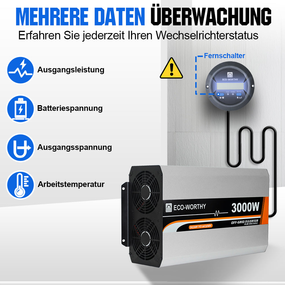 Eco_worthy_3000W_24V_Solar_Wechselrichter_Reiner_Sinus_DC_24V_AC_220V_5