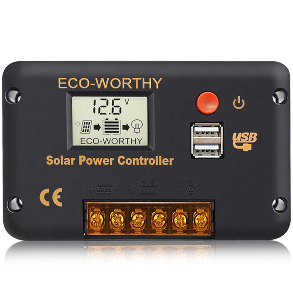 Innenraum eines Wohnmobils mit PWM Solarladeregler für off-grid Nutzung