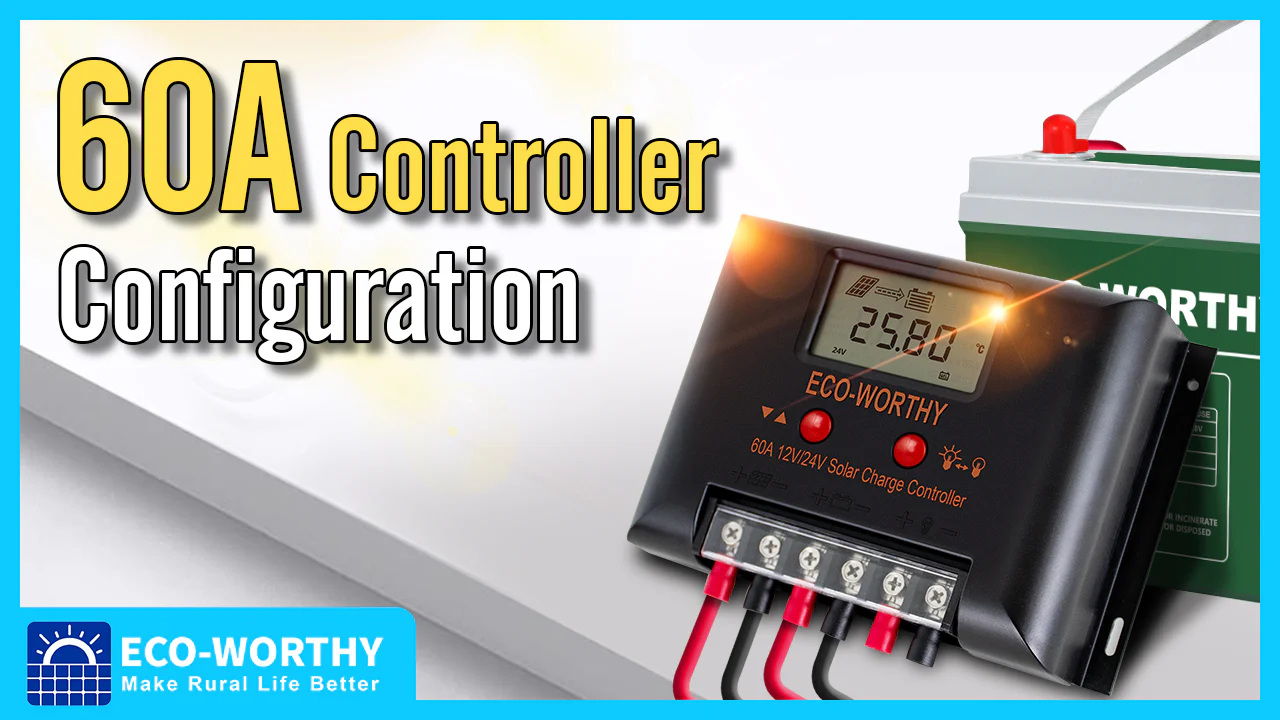 BEDIENUNGSANLEITUNG FÜR DEN Eco-worthy 60A Solarregler