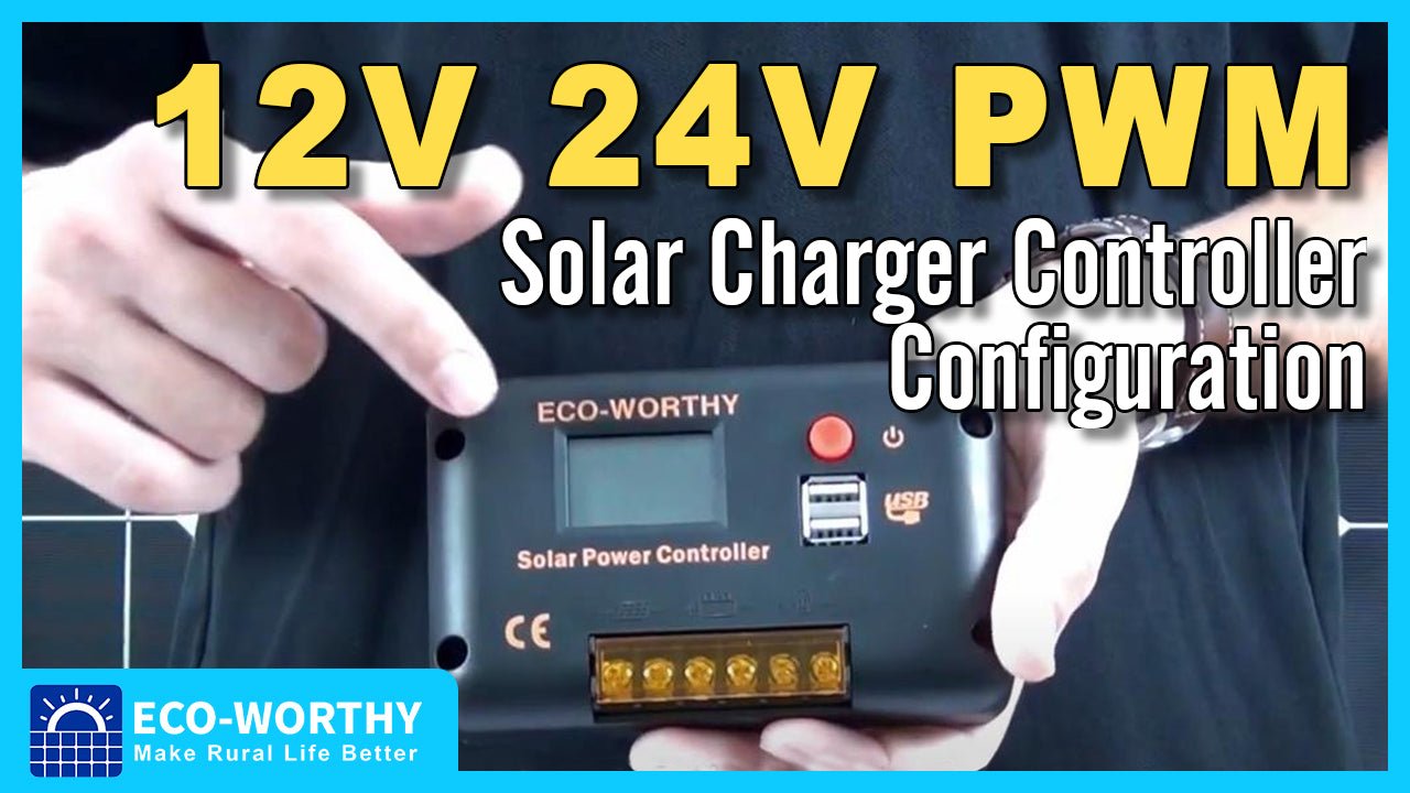 How to set a solar charger controller
