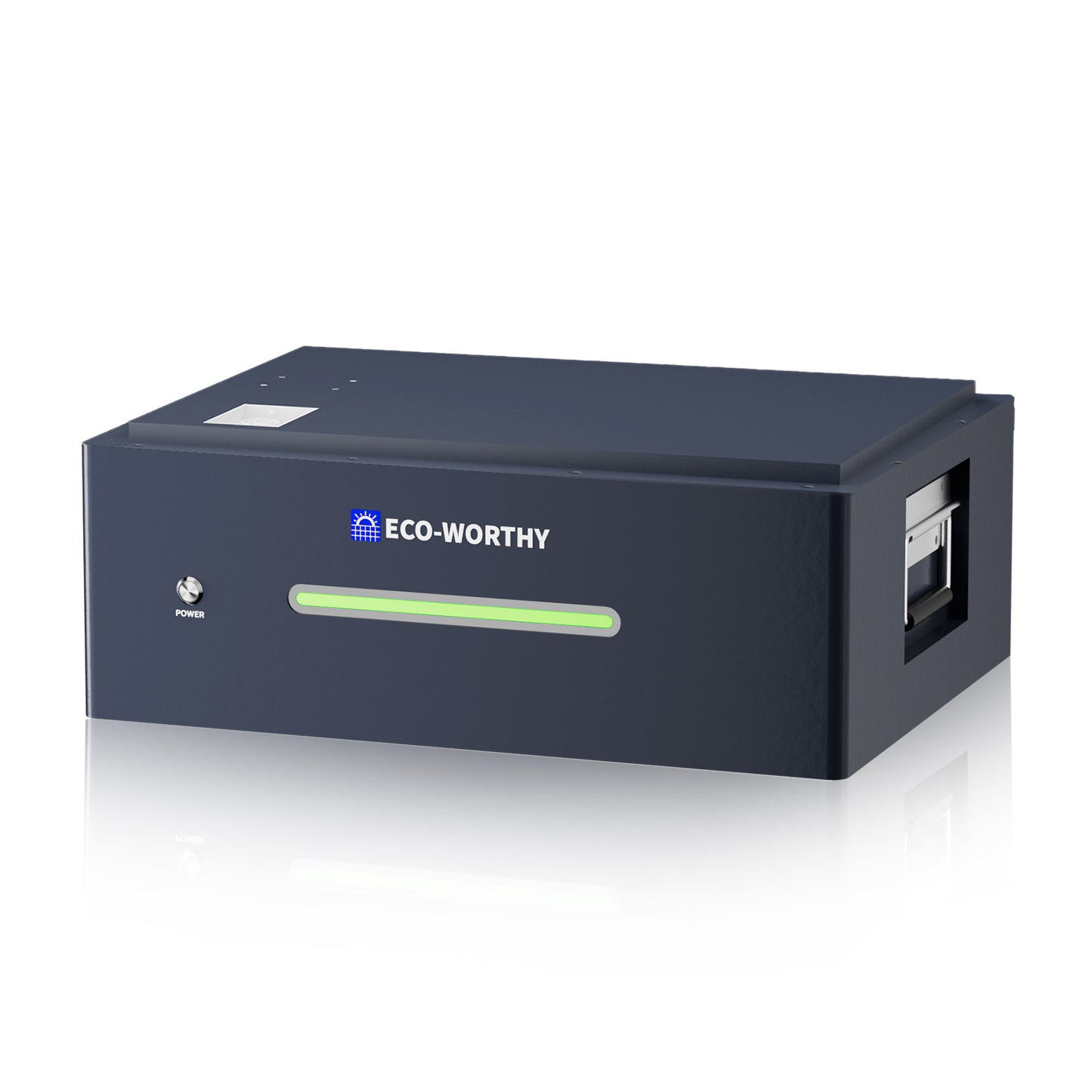 Eco-Worthy ECOVIS 2400 Balkonkraftwerk Speicher | 2400W (2 MPPT) |1600W AC-Laden, 800W Ausgang | Netzgekoppelt/Netzunabhängig Dualmodus
