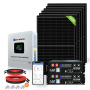 ECO-WORTHY 48V 2580W (6 x 430W) Komplettes MPPT-Off-Grid-Solarkit
