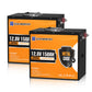 12V 150Ah LiFePO4 Lithium batterie mit Bluetooth und Untertemperaturschutz