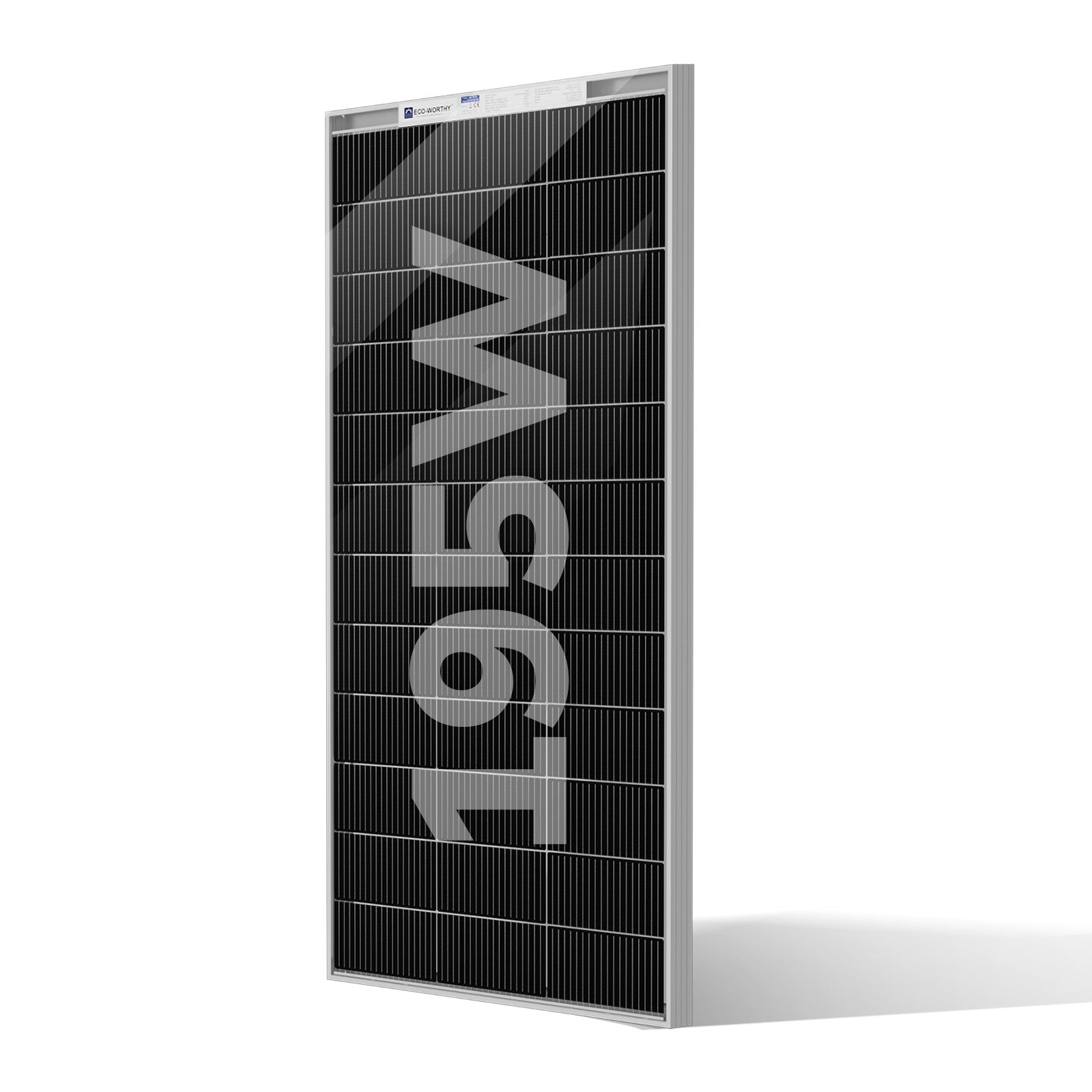 ECO-WORTHY 195Wp 12V Bifaziale Solarmodul Monokristallin