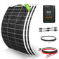 Wohnmobile 130Wp 260Wp 390Wp 520Wp 12V Basispaket Solaranlage mit 130Wp Semi-Flexibles Solarmodul
