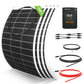 Wohnmobile 130Wp 260Wp 390Wp 520Wp 12V Basispaket Solaranlage mit 130Wp Semi-Flexibles Solarmodul