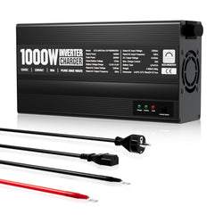 ECO-WORTHY 1000W 12Vdc-220Vac Wechselrichter-Ladegerät