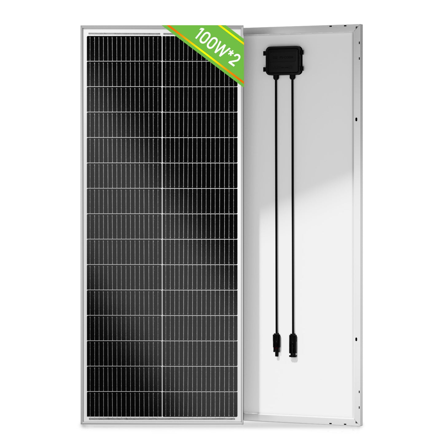 ECO-WORTHY 18V 100W N-Typ monokristallines Solarmodul