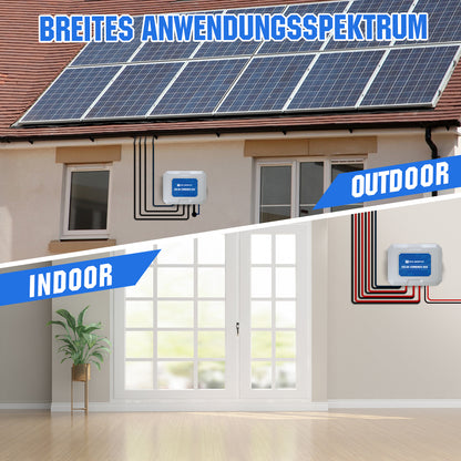 ECO-WORTHY PV-Kombinationskasten 15A – Für 12V/24V/48V Solaranlagen, IP65, mit Überspannungsschutz