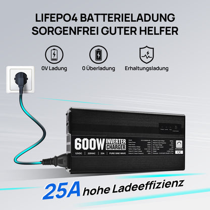 14,6V_ 25A_ LiFePO4_ Ladegerät_ mit_ 600W_ Wechselrichter_ 12V_ bis_ 230V_ für_ Batterie_5