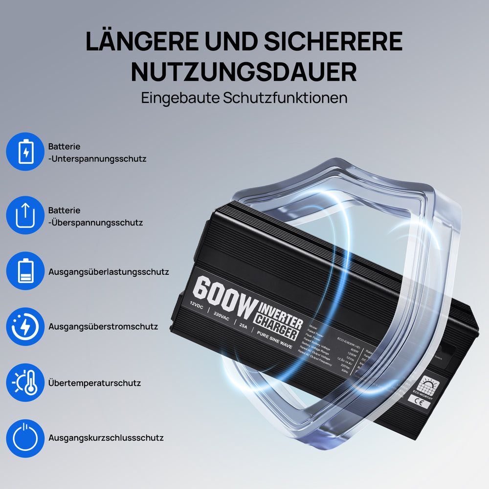 14,6V_ 25A_ LiFePO4_ Ladegerät_ mit_ 600W_ Wechselrichter_ 12V_ bis_ 230V_ für_ Batterie_6