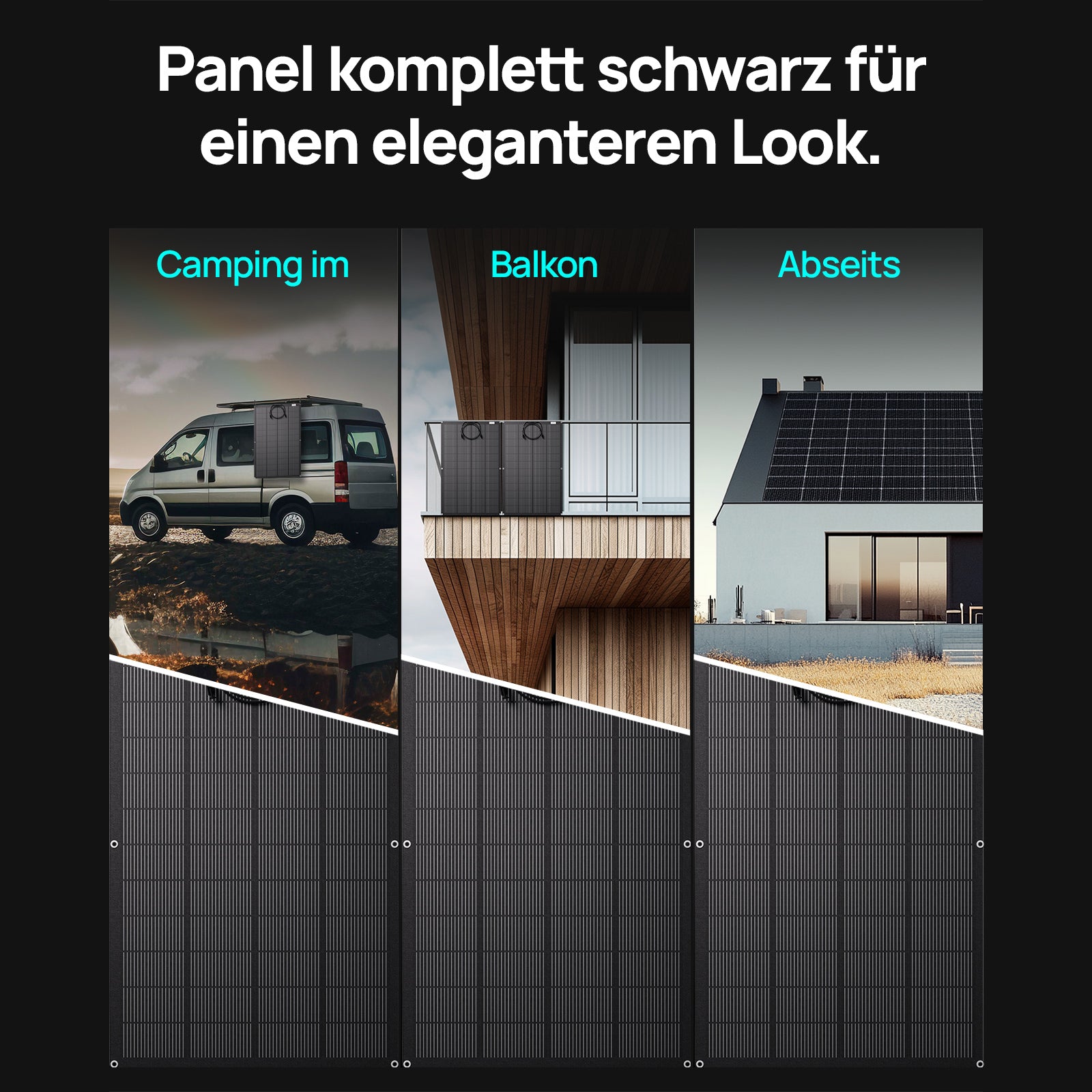 200Wp 12V Flexibles Solarmodul Monokristallin-9