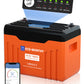 24V 100Ah LiFePO4 Lithium Batterie mit Bluetooth und Untertemperaturschutz-1
