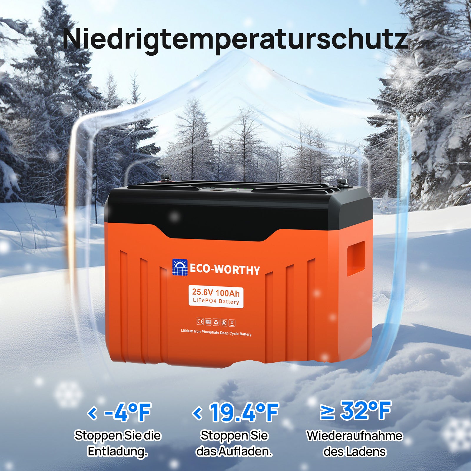 Niedertemperaturschutzfunktion.