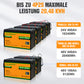 24V 100Ah LiFePO4 Lithium Batterie mit Untertemperaturschutz