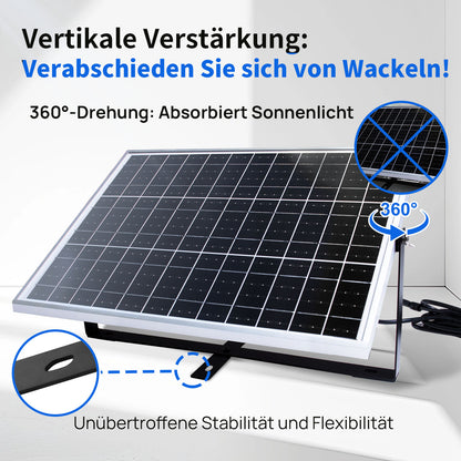 25Wp 12V Solarmodul Monokristallin Erhaltungsladegerät Kit