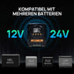Hochleistungs-15 A-MPPT-Laderegler: Er verfügt über eine Lithium-Batterie-Aktivierungsfunktion und ist kompatibel mit 12-V-/24-V-LFP-, GEL-, SLA- und FLD-Batterien.