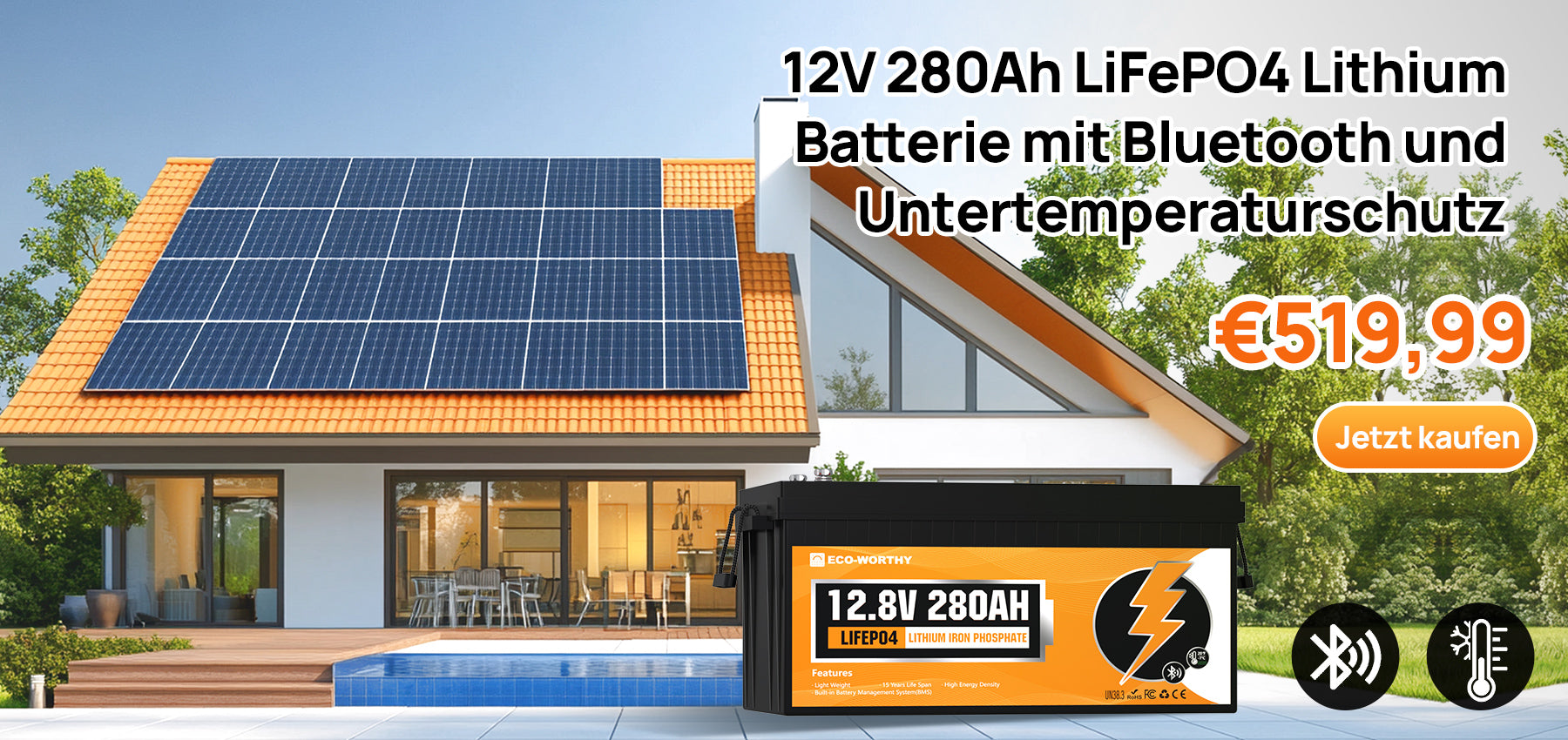 LiFePo4 Akku | Lithium Batterien Für Solaranlagen | Eco-Worthy – eco