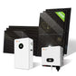 5KW Hybrid inverter und 48V 10KWH Speicher PV Akku Wandmontage, 48V 2580W Netzgekoppeltes Kit（6*430W Solarpanel)