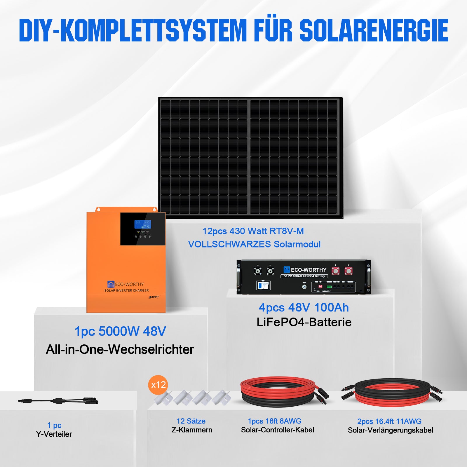 48V 5160W (12 x 430W) Komplettes MPPT-Off-Grid-Solarkit-10