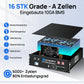 48V (51,2V) 100Ah Server-Rack-Batterie, 5,12kWh Lithium-Batterie, 3U-Größe, mit Bluetooth und WLAN, ≥6.000 Zyklen