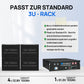 48V (51,2V) 100Ah Server-Rack-Batterie, 5,12kWh Lithium-Batterie, 3U-Größe, mit Bluetooth und WLAN, ≥6.000 Zyklen