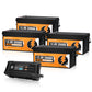 Eco-Worthy 12V 280Ah LiFePO4 Lithium Batterie mit Bluetooth und Untertemperaturschutz