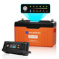 Eco-Worthy Schutz-Serie 24V 100Ah LiFePO4 Lithium Batterie—Bluetooth und Untertemperaturschutz—LED-Statusleuchte