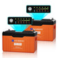 Eco-Worthy Schutz-Serie 24V 100Ah LiFePO4 Lithium Batterie—Bluetooth und Untertemperaturschutz—LED-Statusleuchte