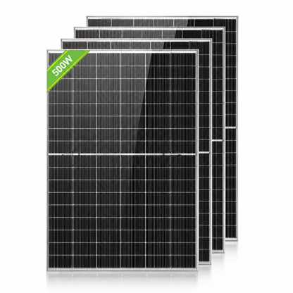 Eco-Worthy 500W monokristallines Solarmodul | geeignet für Balkon Photovoltaik