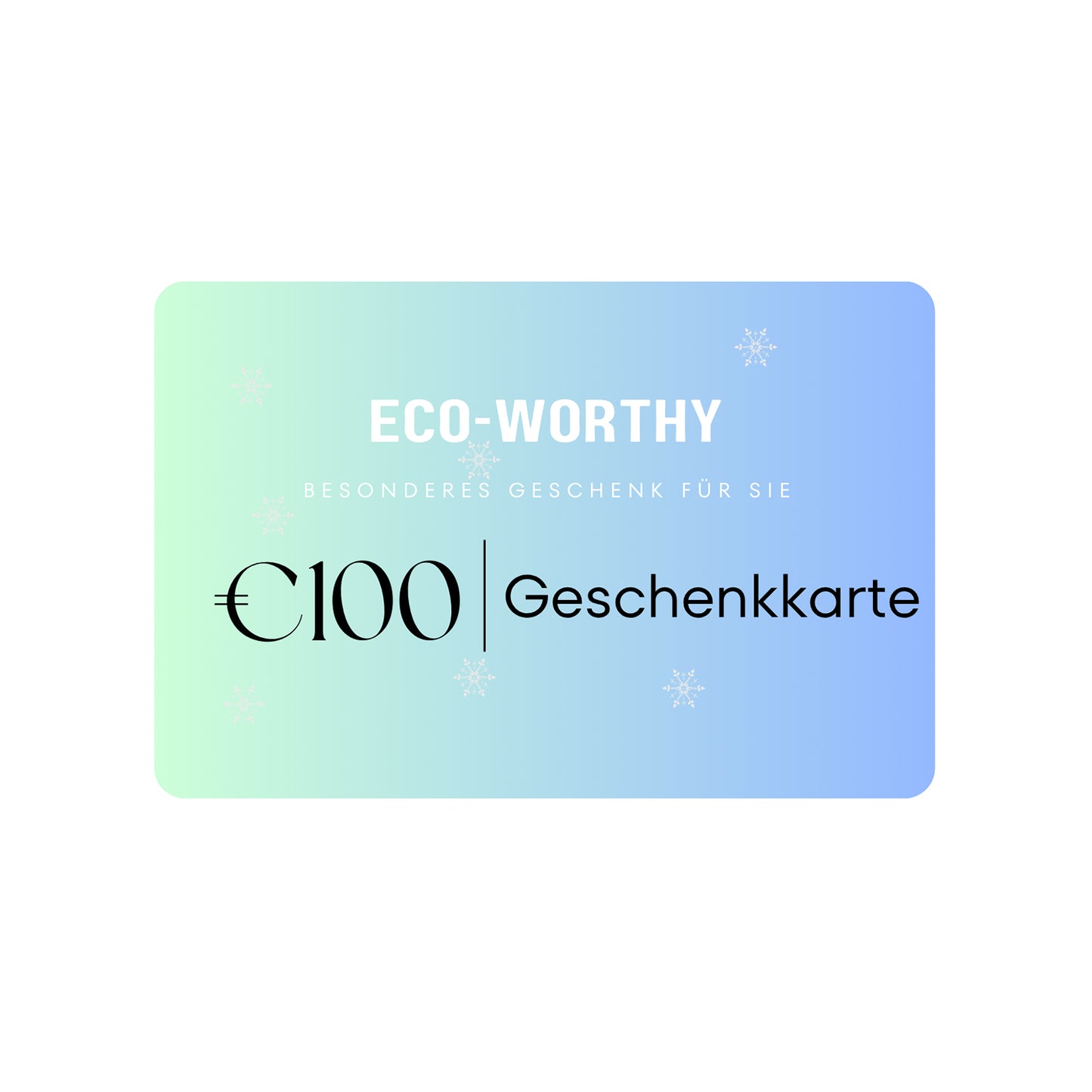 ECO-WORTHY Geschenkkarte