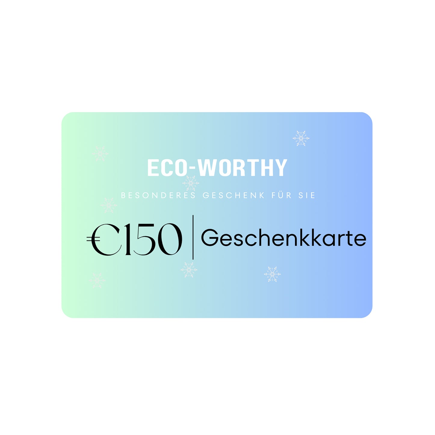 ECO-WORTHY Geschenkkarte