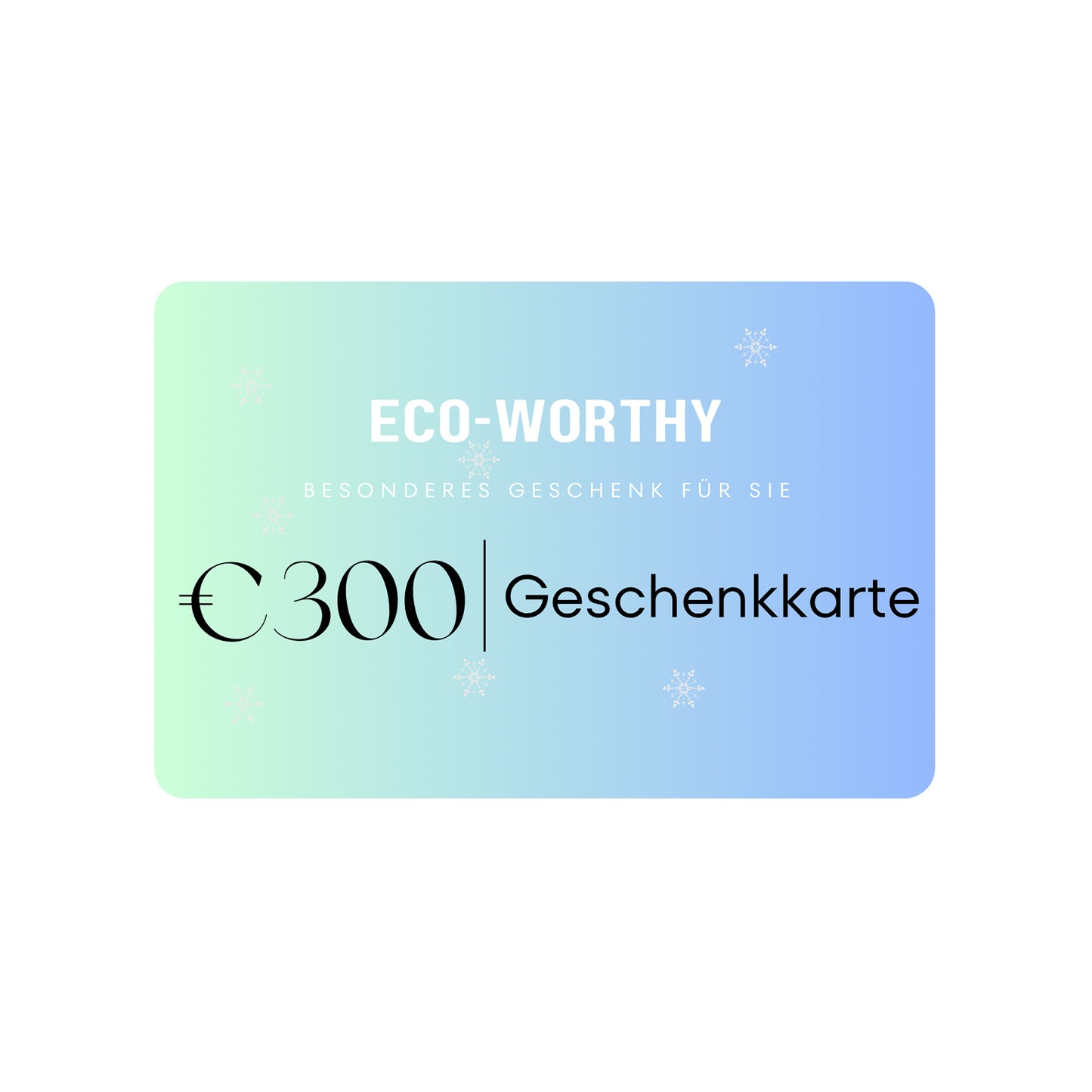 ECO-WORTHY Geschenkkarte