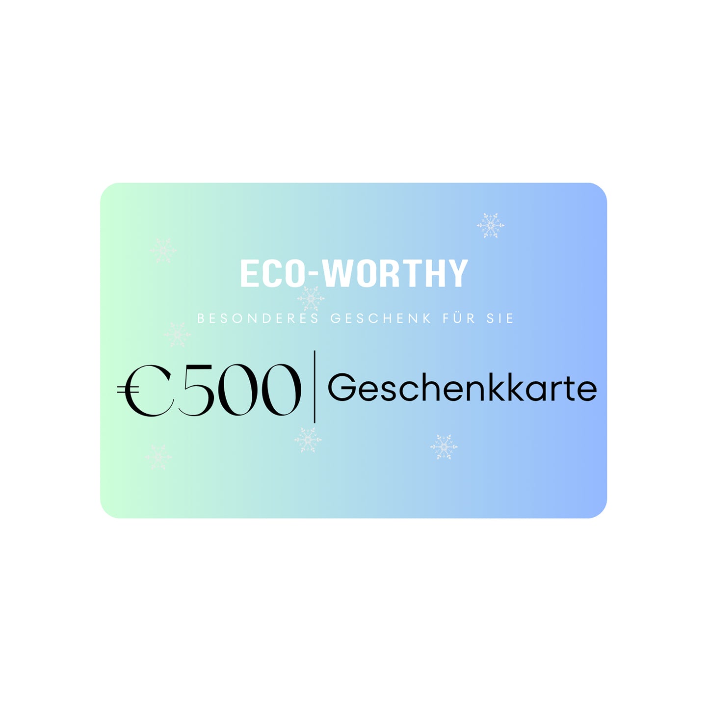 ECO-WORTHY Geschenkkarte