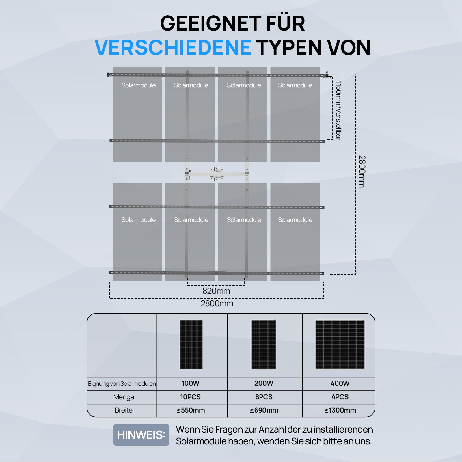 Dual Axis Solar Tracking System (Erweiterte Version, +40 % Effizienz) mit Tracking Controller-2