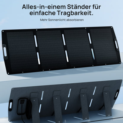 ECO-WORTHY 200Wp 24V Faltbares Solarpanel Pro für Camping, RV