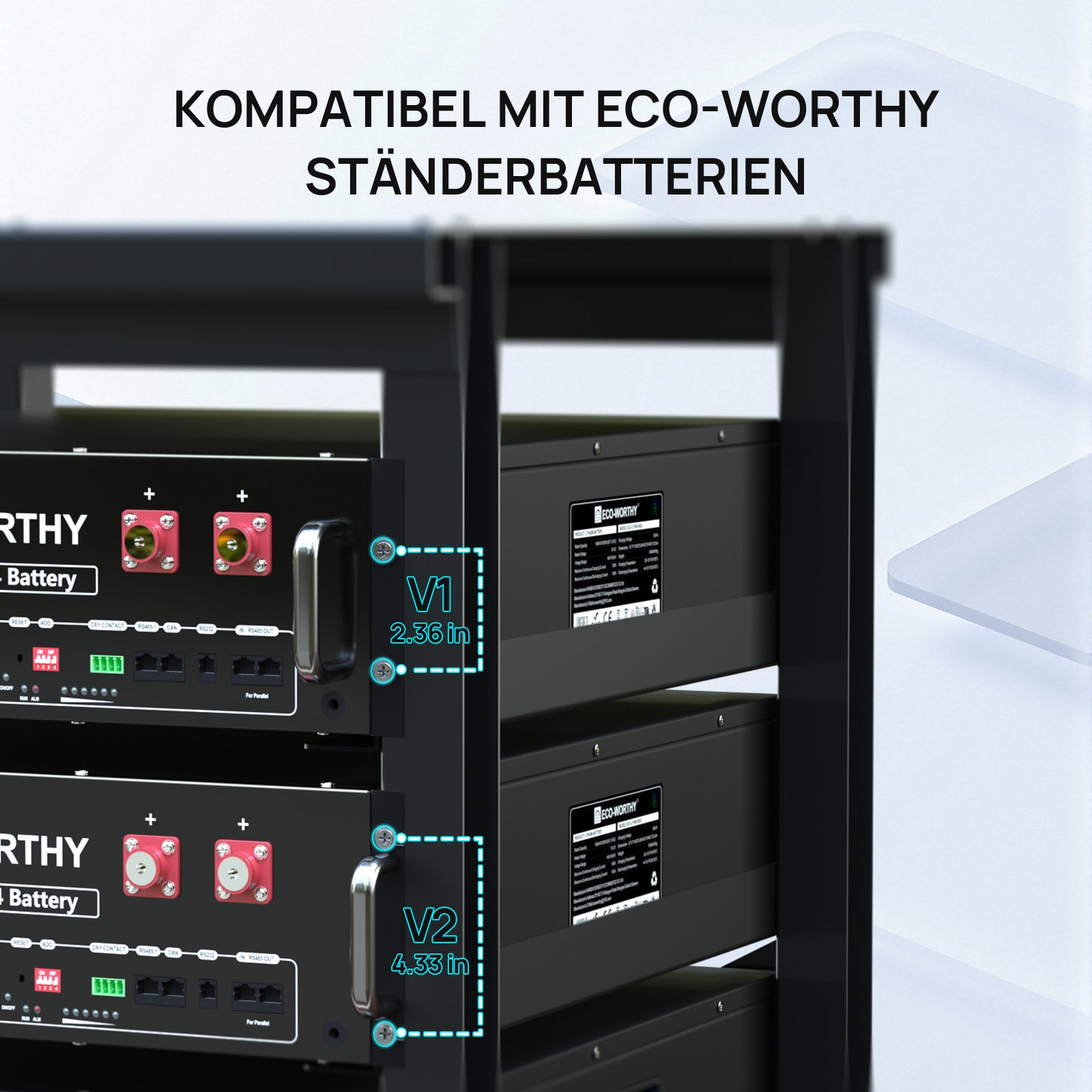 ECO-WORTHY 6-lagiges 19-Zoll-Server-Farm-Rack-6