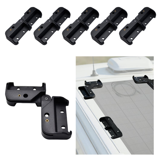 ECO-WORTHY Solarpanel Halterung mit Hängende Kühlkonstruktion I Geeignet für Camping Wohnmobil, Flachdach und Boot