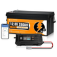 Eco-Worthy 12V 280Ah LiFePO4 Lithium Batterie mit Bluetooth und Untertemperaturschutz