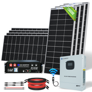 Eco-Worthy 1560W 48V (8 x Bifazial 195W), Komplettes MPPT-Off-Grid-Solar-Kit