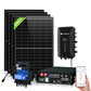 Eco-Worthy 1720W Solaranlagen mit 48V 100Ah LiFePO4 Batterie und Hub 800W Stromspeicher