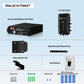 Eco-Worthy 1720W Solaranlagen mit 48V 100Ah LiFePO4 Batterie und Hub 800W Stromspeicher