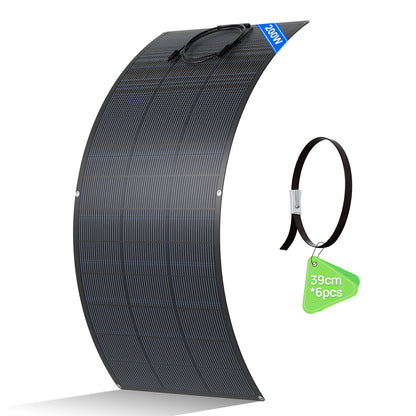 Eco-Worthy 200Wp 24V Flexibles Solarmodul Monokristallin