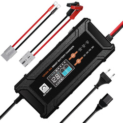 Eco-Worthy 20A 12V/24V intelligentes Batterieladegerät mit LCD-Display für die meisten Batterien